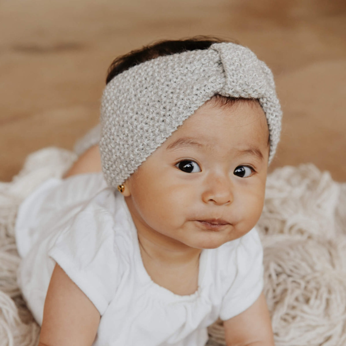 Muku Knit Baby Headband - Awamaki Peru