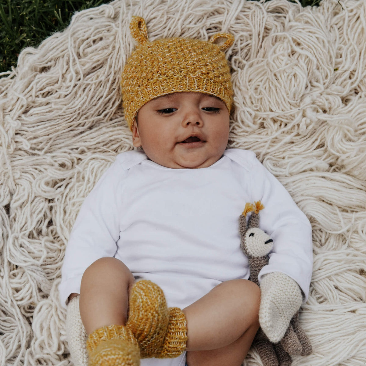 Gray Baby Alpaca Yarn From Peru for Crocheting or Knitting