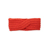 Tangerine Color Alpaca Knit Headband Fair Trade Made in Peru