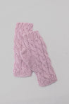 Wayra Cable Fingerless Mittens