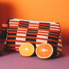 Inti Large Striped Cosmetic Pouch