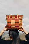 Woven Zip Tote