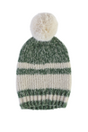 Pampa Striped Pom Beanie