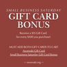 Small Business Saturday Gift Card Bonus