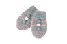 Bobble Knit Baby Mittens Awamaki Peru Blue