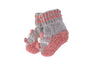 Bobble Knit Baby Booties Awamaki Peru Pink