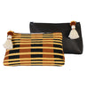 Inti Large Striped Cosmetic Pouch