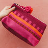 Inti Large Woven Cosmetic Pouch