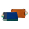Inti Small Woven Colorblock Cosmetic Pouch - Last Chance