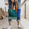 Inti Colorblock Woven Tote