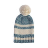 Pampa Striped Pom Beanie