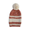 Pampa Striped Pom Beanie