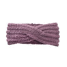 Wayra Twist Warm Headband Dusk Purple Color Alpaca Wool Fair Trade
