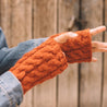 Wayra Cable Fingerless Gloves